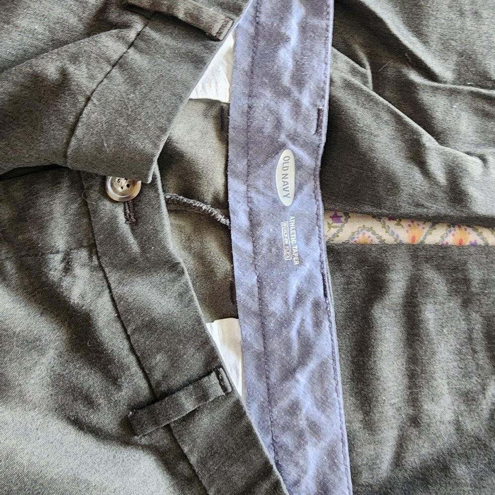 Dark green pants 42&30 - Picture 2 of 4